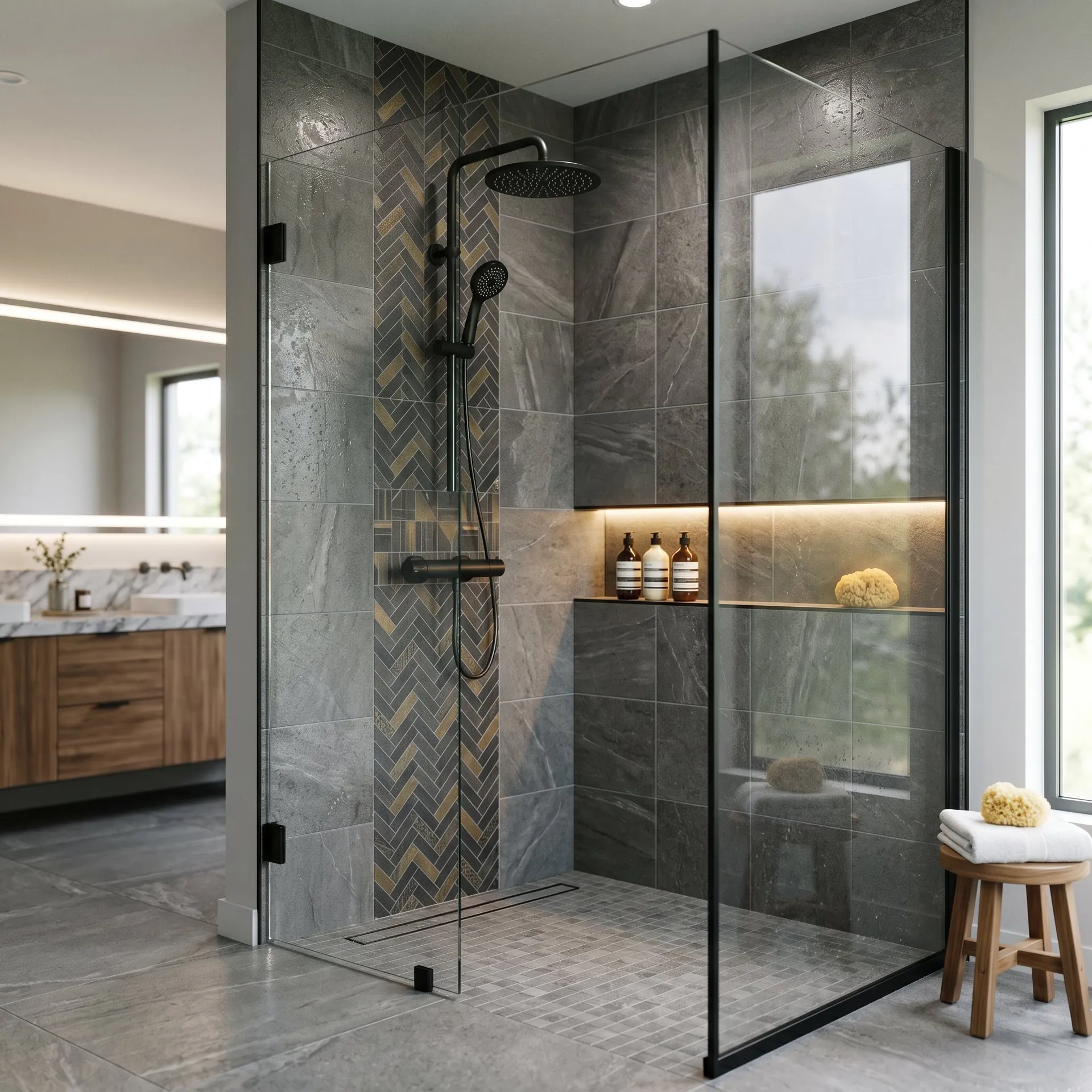Bathroom tile